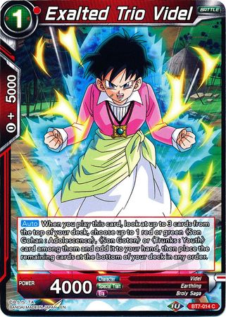 Exalted Trio Videl (BT7-014) [Assault of the Saiyans] | Shuffle n Cut Hobbies & Games