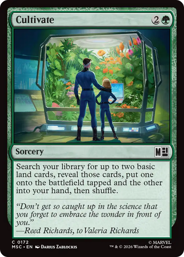 Cultivate (Surge Foil) [Marvel Super Heroes Commander] | Shuffle n Cut Hobbies & Games