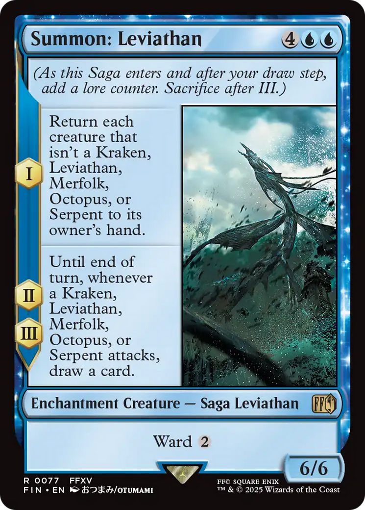 Summon: Leviathan [FINAL FANTASY] | Shuffle n Cut Hobbies & Games