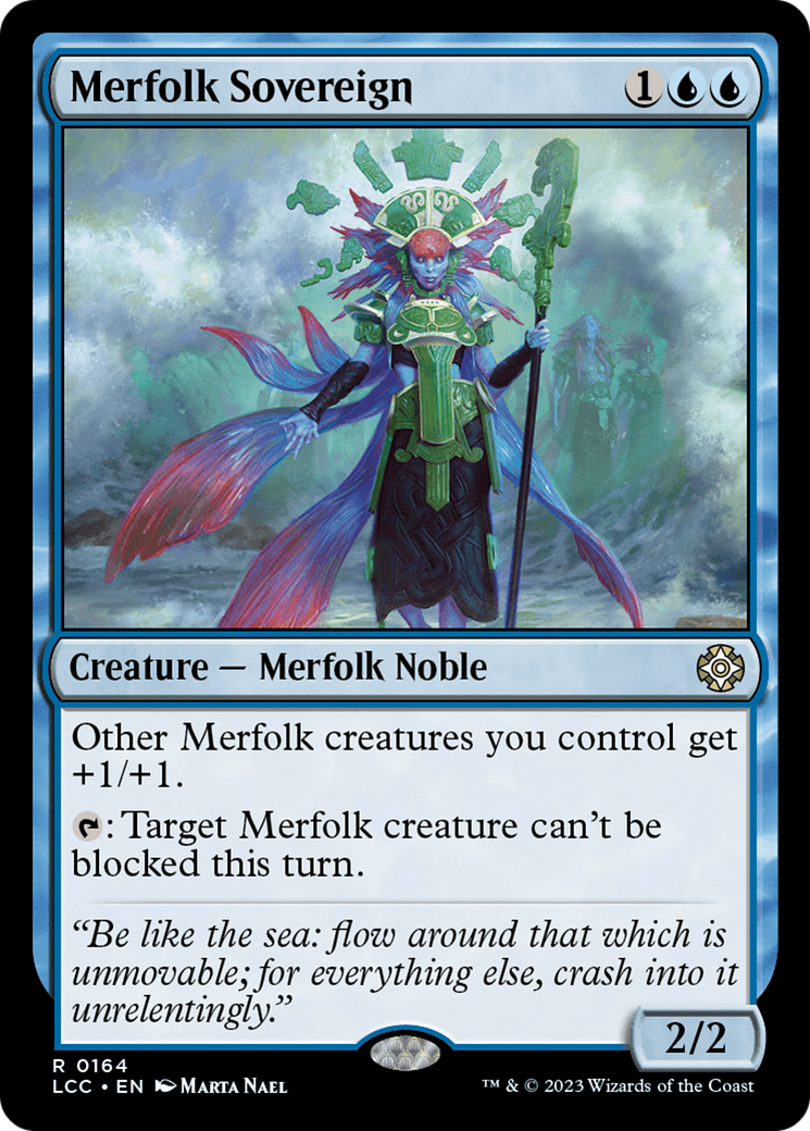 Merfolk Sovereign [The Lost Caverns of Ixalan Commander] | Shuffle n Cut Hobbies & Games