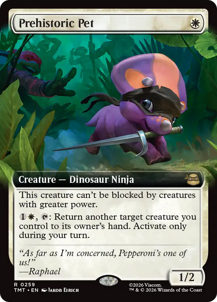 Prehistoric Pet (Extended Art) [Teenage Mutant Ninja Turtles] | Shuffle n Cut Hobbies & Games