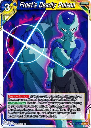 Frost's Deadly Poison (XD1-10) [Assault of the Saiyans] | Shuffle n Cut Hobbies & Games