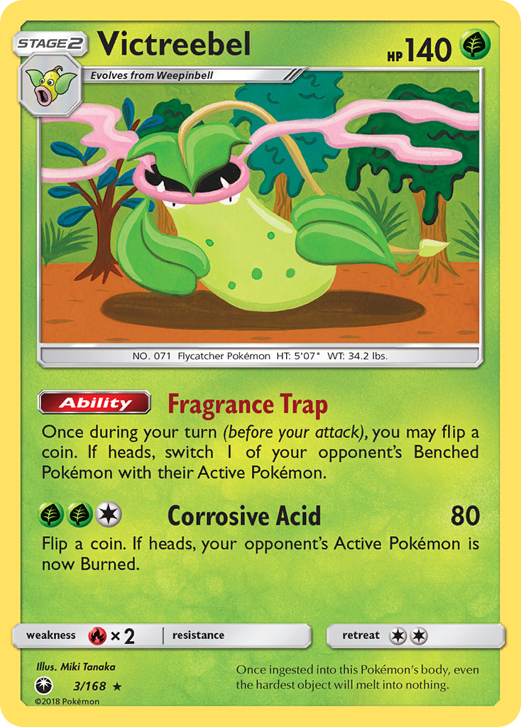 Victreebel (3/168) [Sun & Moon: Celestial Storm] | Shuffle n Cut Hobbies & Games