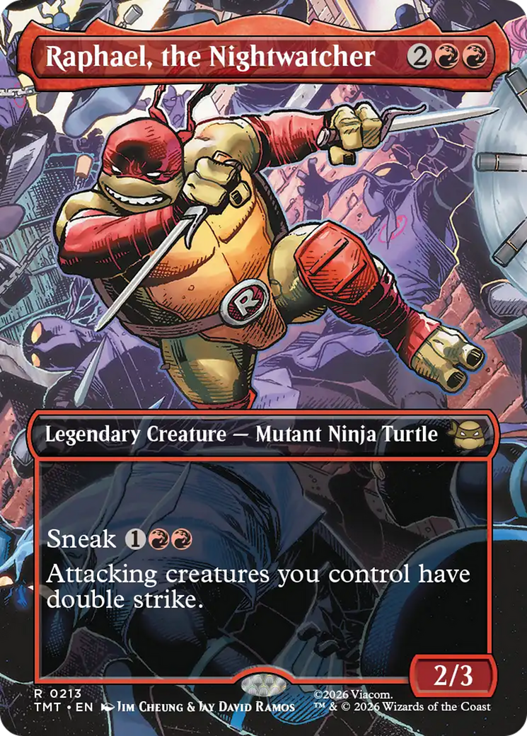 Raphael, the Nightwatcher (Borderless) [Teenage Mutant Ninja Turtles] | Shuffle n Cut Hobbies & Games