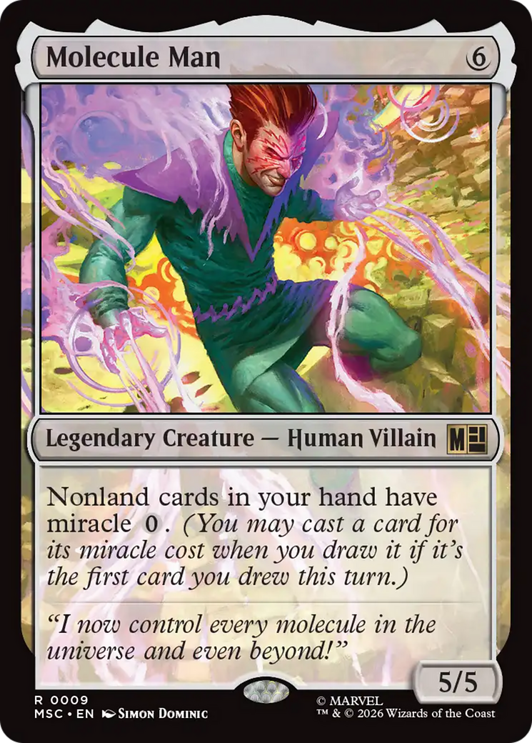 Molecule Man [Marvel Super Heroes Commander] | Shuffle n Cut Hobbies & Games