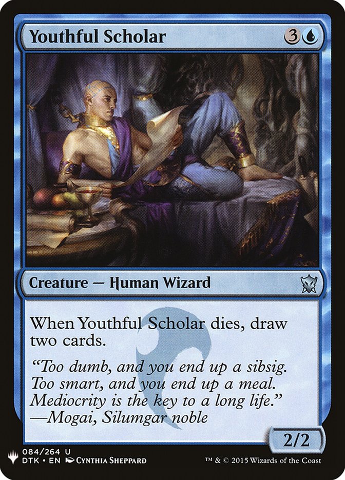 Youthful Scholar [Mystery Booster] | Shuffle n Cut Hobbies & Games