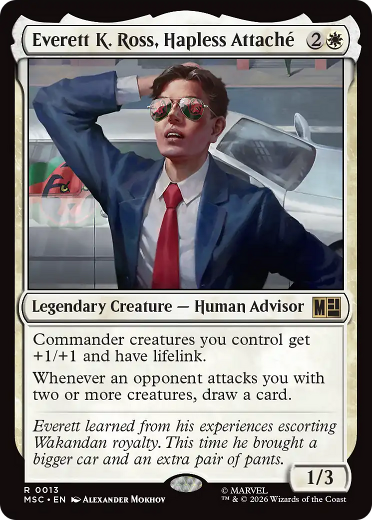 Everett K. Ross, Hapless Attache [Marvel Super Heroes Commander] | Shuffle n Cut Hobbies & Games