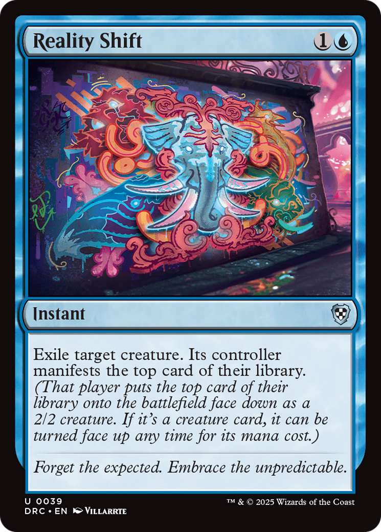 Reality Shift [Aetherdrift Commander] | Shuffle n Cut Hobbies & Games