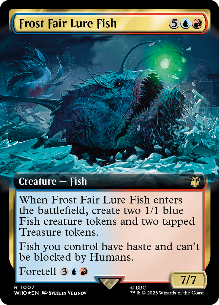 Frost Fair Lure Fish (Extended Art) (Surge Foil) [Doctor Who] | Shuffle n Cut Hobbies & Games