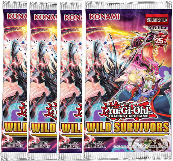 Wild Survivors - Booster Pack (1st Edition) x 4 | Shuffle n Cut Hobbies & Games