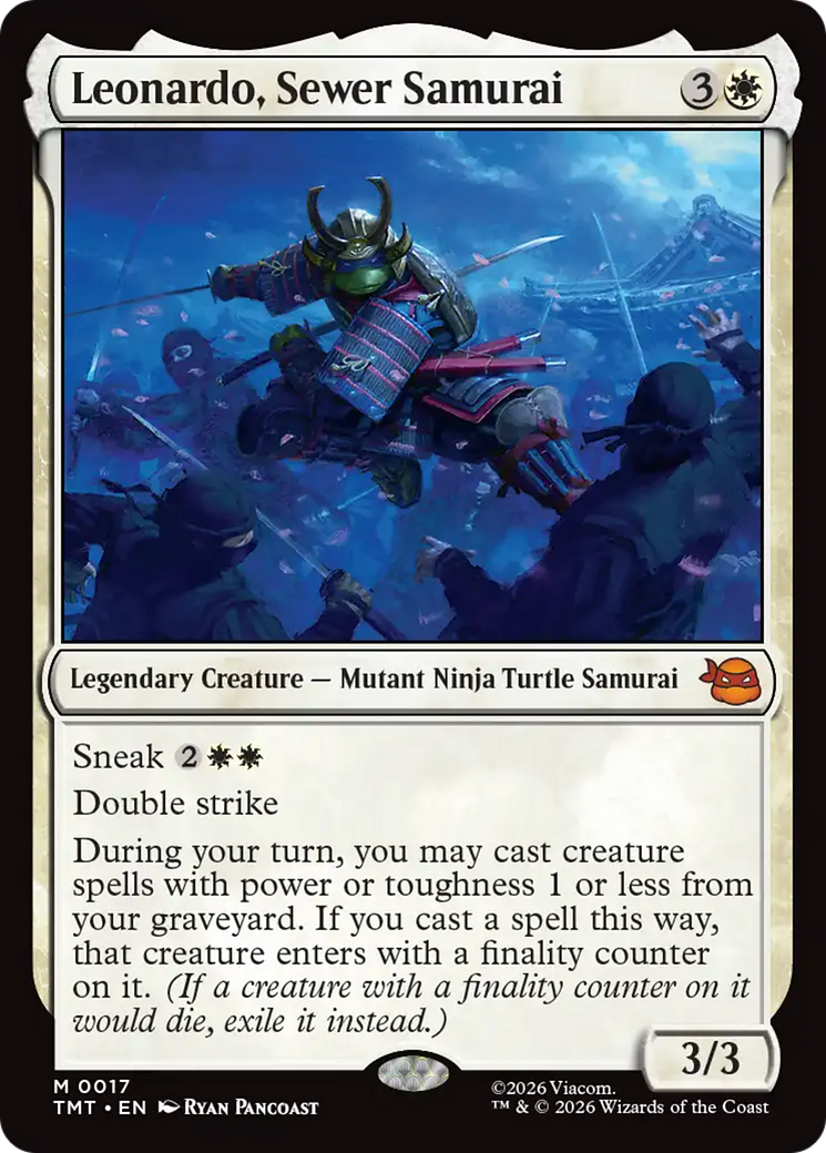 Leonardo, Sewer Samurai [Teenage Mutant Ninja Turtles] | Shuffle n Cut Hobbies & Games