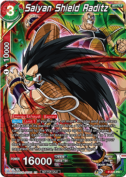 Saiyan Shield Raditz (P-326) [Tournament Promotion Cards] | Shuffle n Cut Hobbies & Games