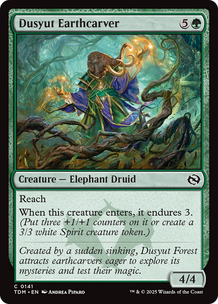 Dusyut Earthcarver [Tarkir: Dragonstorm] | Shuffle n Cut Hobbies & Games