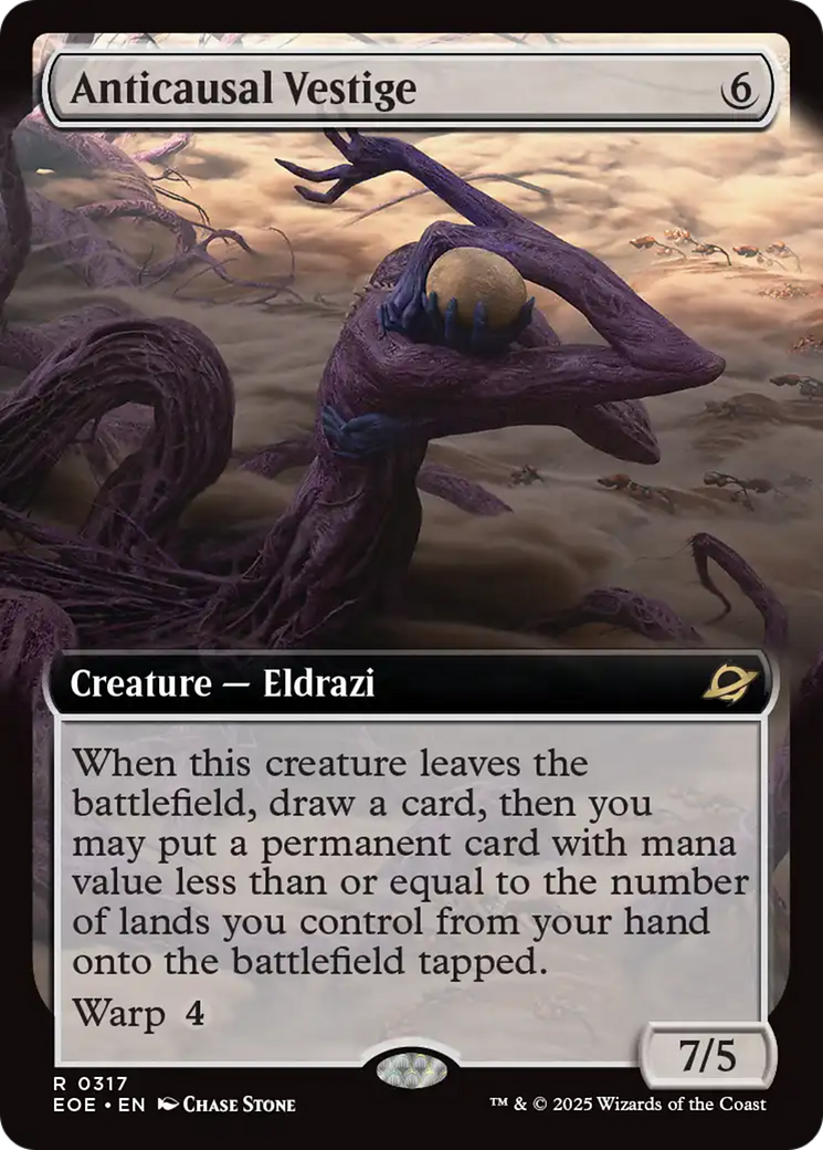 Anticausal Vestige (Extended Art) [Edge of Eternities] | Shuffle n Cut Hobbies & Games