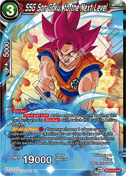 SSG Son Goku, to the Next Level (Uncommon) (BT13-018) [Supreme Rivalry] | Shuffle n Cut Hobbies & Games