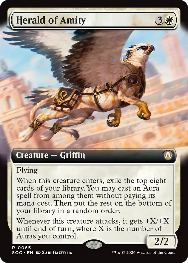 Herald of Amity (Extended Art) [Secrets of Strixhaven Commander] | Shuffle n Cut Hobbies & Games