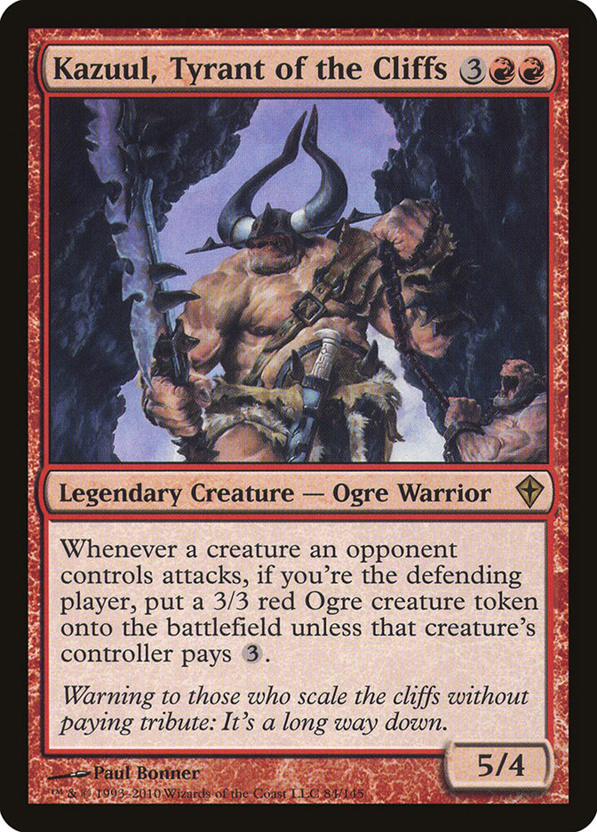 Kazuul, Tyrant of the Cliffs [Worldwake] | Shuffle n Cut Hobbies & Games