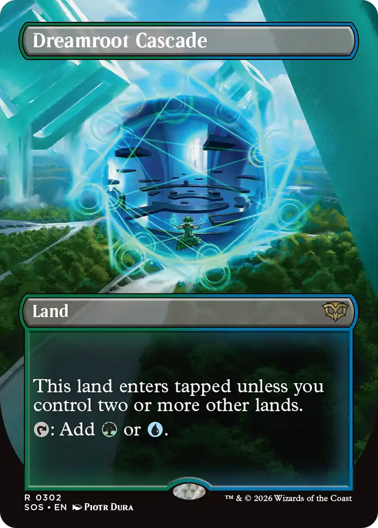Dreamroot Cascade (Borderless) [Secrets of Strixhaven] | Shuffle n Cut Hobbies & Games