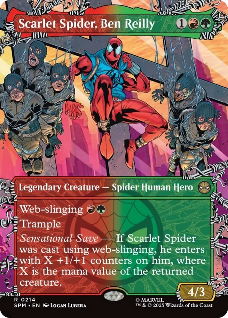 Scarlet Spider, Ben Reilly (Borderless) [Marvel's Spider-Man] | Shuffle n Cut Hobbies & Games