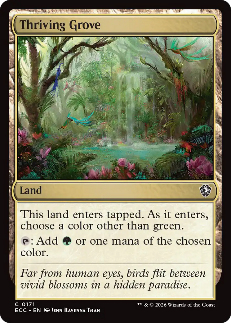 Thriving Grove [Lorwyn Eclipsed Commander] | Shuffle n Cut Hobbies & Games