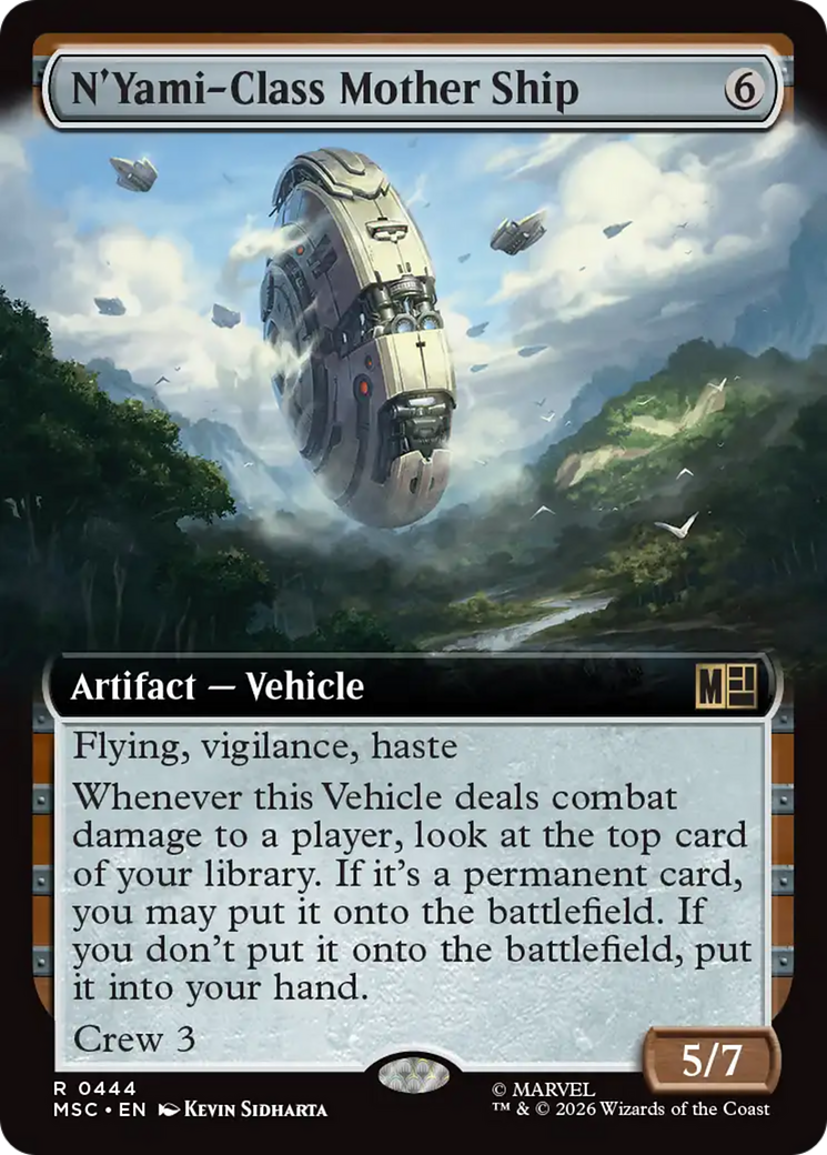 N'Yami-Class Mother Ship (Extended Art) [Marvel Super Heroes Commander] | Shuffle n Cut Hobbies & Games