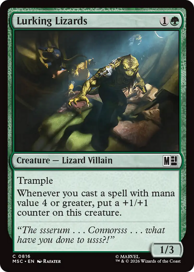 Lurking Lizards [Marvel Super Heroes Commander] | Shuffle n Cut Hobbies & Games