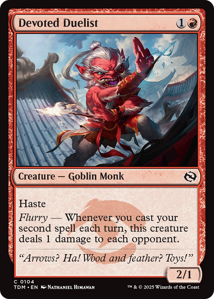 Devoted Duelist [Tarkir: Dragonstorm] | Shuffle n Cut Hobbies & Games