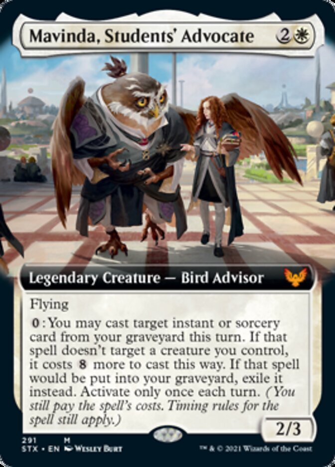 Mavinda, Students' Advocate (Extended Art) [Strixhaven: School of Mages] | Shuffle n Cut Hobbies & Games