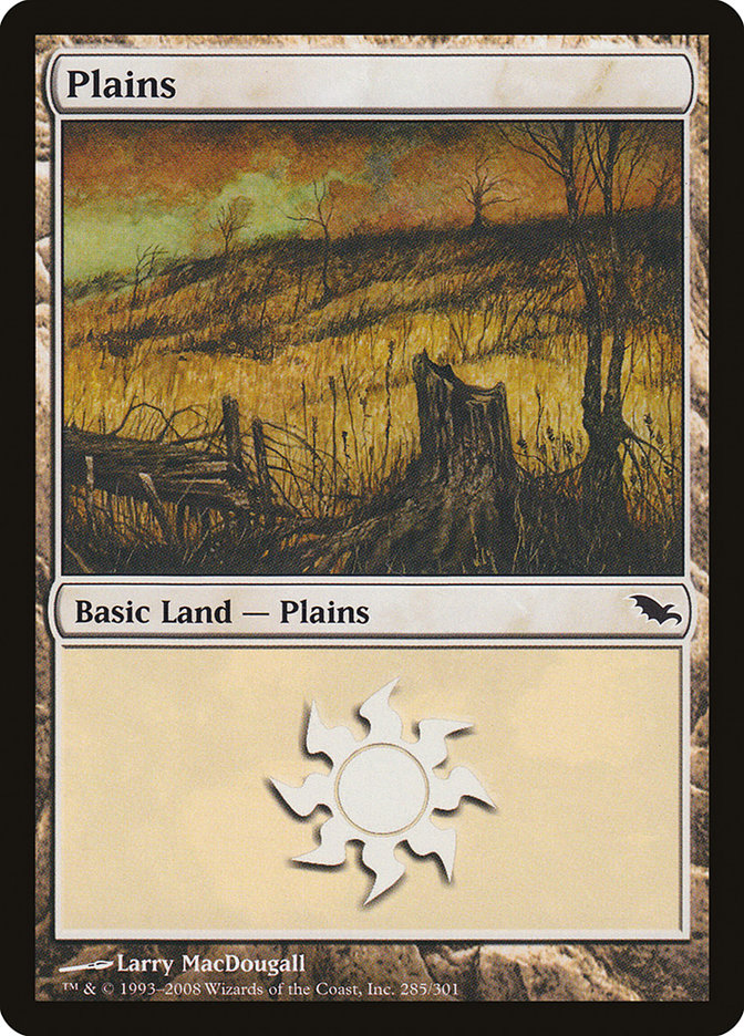 Plains (285) [Shadowmoor] | Shuffle n Cut Hobbies & Games