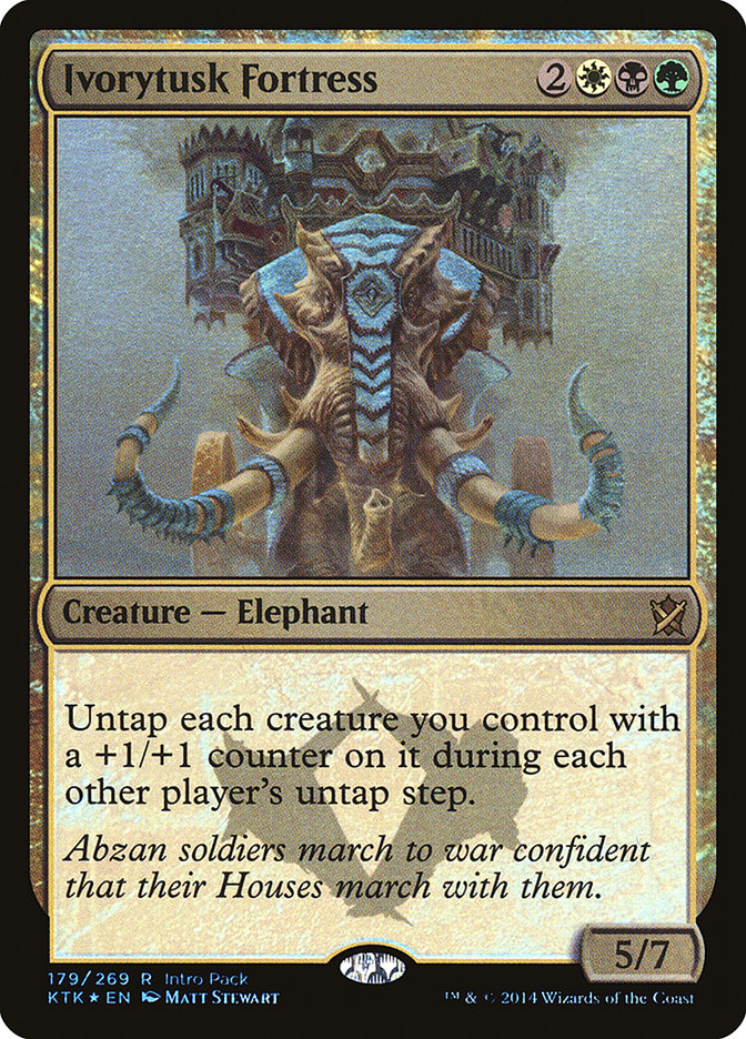 Ivorytusk Fortress (Intro Pack) [Khans of Tarkir Promos] | Shuffle n Cut Hobbies & Games