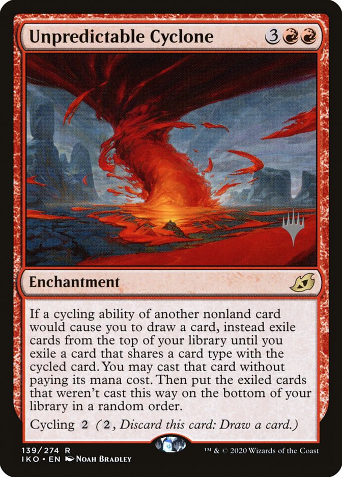 Unpredictable Cyclone (Promo Pack) [Ikoria: Lair of Behemoths Promos] | Shuffle n Cut Hobbies & Games