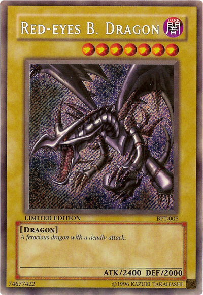 Red-Eyes B. Dragon [BPT-005] Secret Rare | Shuffle n Cut Hobbies & Games