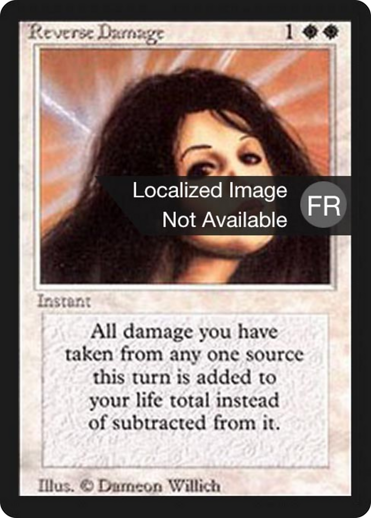 Reverse Damage [Foreign Black Border] | Shuffle n Cut Hobbies & Games