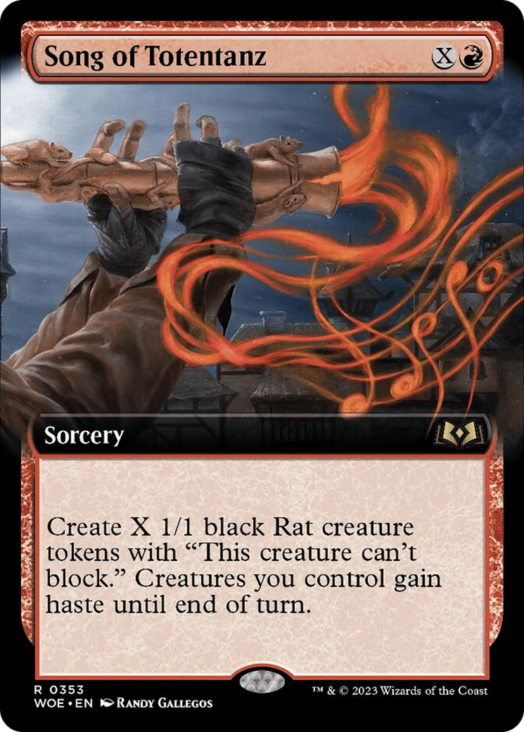 Song of Totentanz (Extended Art) [Wilds of Eldraine] | Shuffle n Cut Hobbies & Games