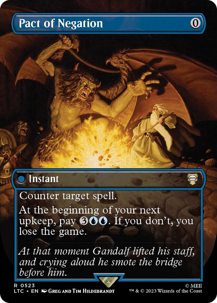 Pact of Negation (Borderless) [The Lord of the Rings: Tales of Middle-Earth Commander] | Shuffle n Cut Hobbies & Games