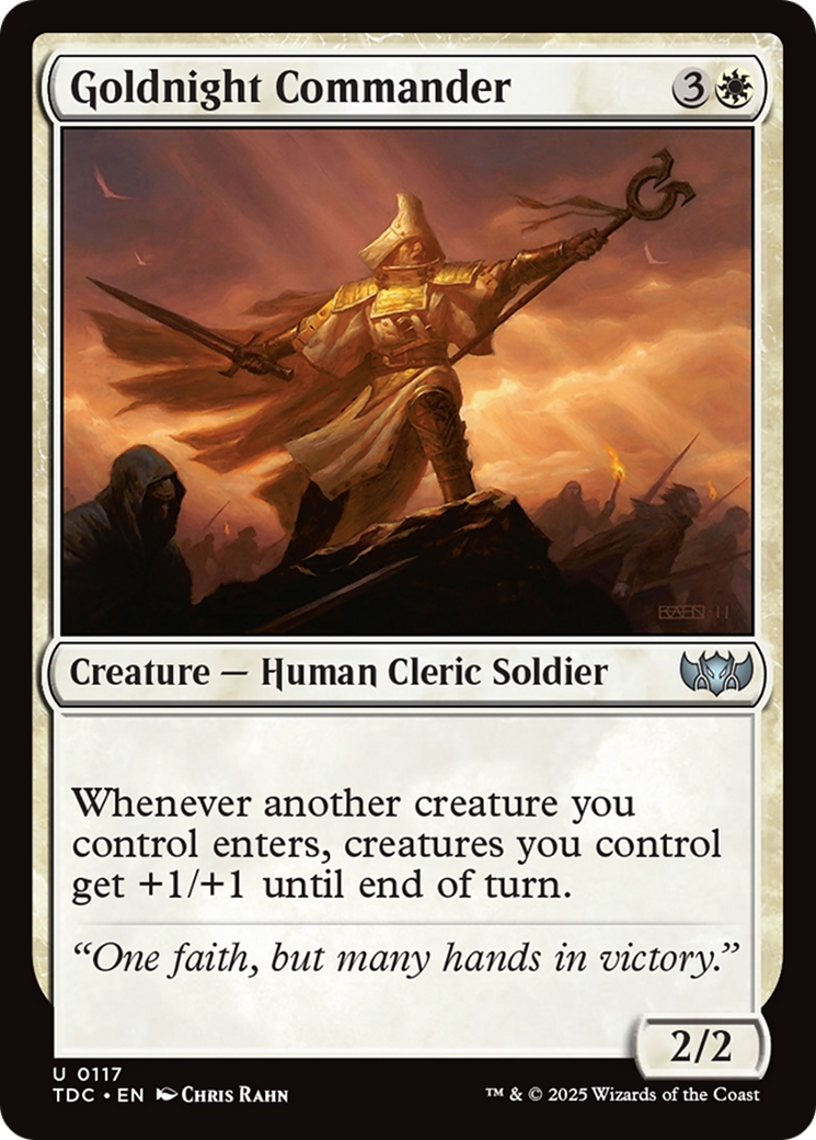 Goldnight Commander [Tarkir: Dragonstorm Commander] | Shuffle n Cut Hobbies & Games