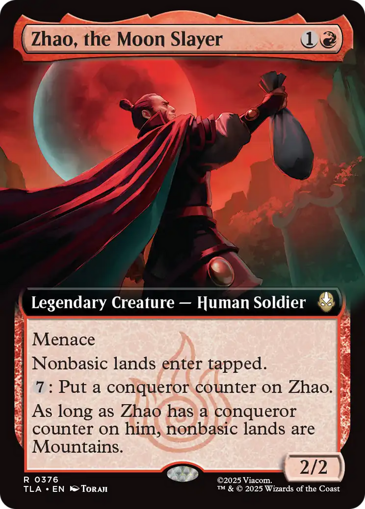 Zhao, the Moon Slayer (Extended Art) [Avatar: The Last Airbender] | Shuffle n Cut Hobbies & Games