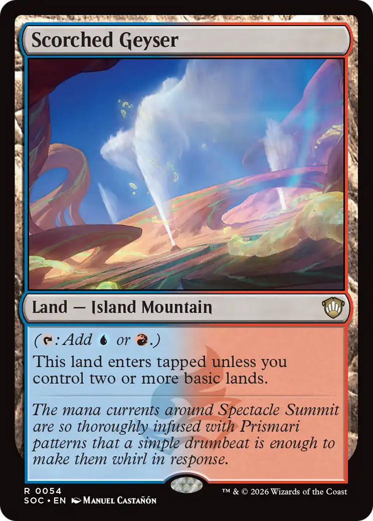 Scorched Geyser [Secrets of Strixhaven Commander] | Shuffle n Cut Hobbies & Games