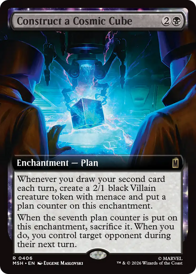 Construct a Cosmic Cube (Extended Art) [Marvel Super Heroes] | Shuffle n Cut Hobbies & Games