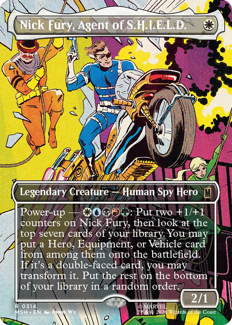 Nick Fury, Agent of S.H.I.E.L.D. (Borderless) [Marvel Super Heroes] | Shuffle n Cut Hobbies & Games