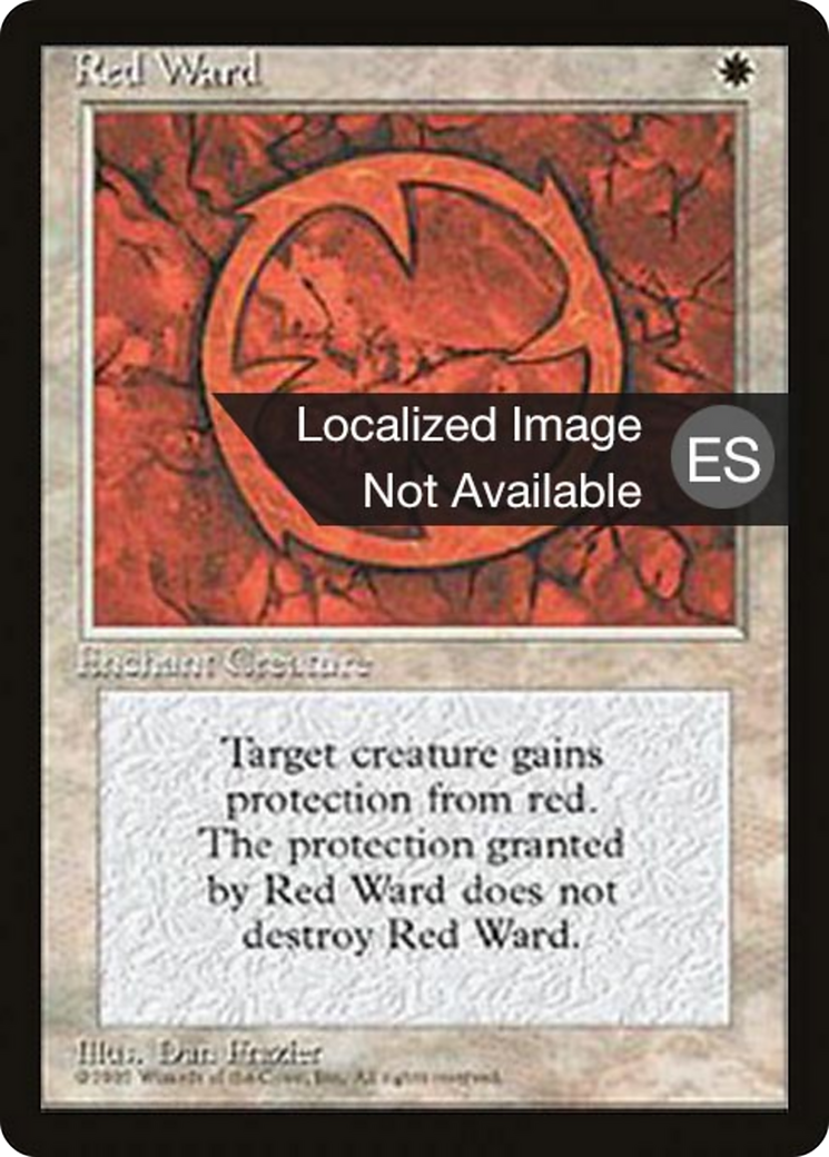 Red Ward [Fourth Edition Foreign Black Border] | Shuffle n Cut Hobbies & Games