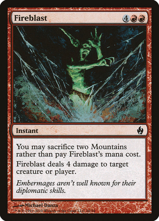 Fireblast [Premium Deck Series: Fire and Lightning] | Shuffle n Cut Hobbies & Games