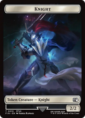 Hero (0002) // Knight Double-Sided Token [FINAL FANTASY Tokens] | Shuffle n Cut Hobbies & Games