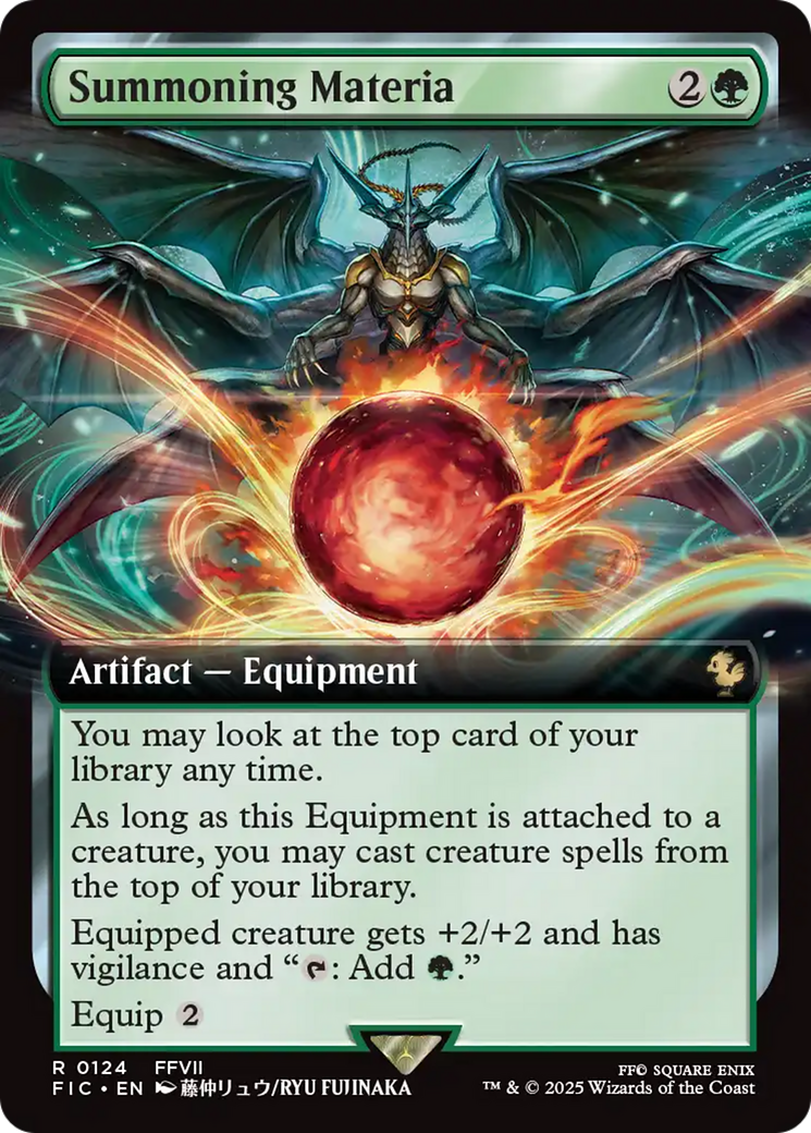 Summoning Materia (Extended Art) [FINAL FANTASY Commander] | Shuffle n Cut Hobbies & Games