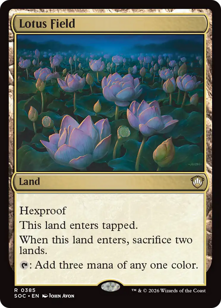 Lotus Field [Secrets of Strixhaven Commander] | Shuffle n Cut Hobbies & Games