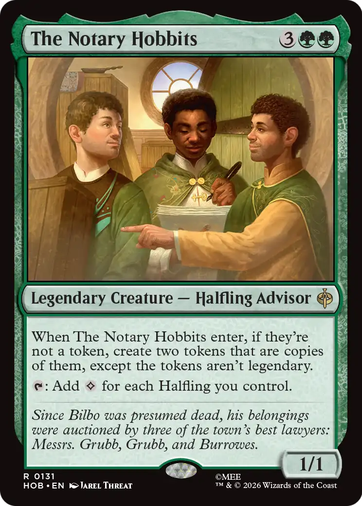 The Notary Hobbits [The Hobbit] | Shuffle n Cut Hobbies & Games
