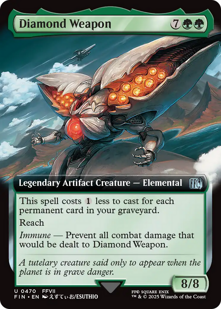 Diamond Weapon (Extended Art) [FINAL FANTASY] | Shuffle n Cut Hobbies & Games