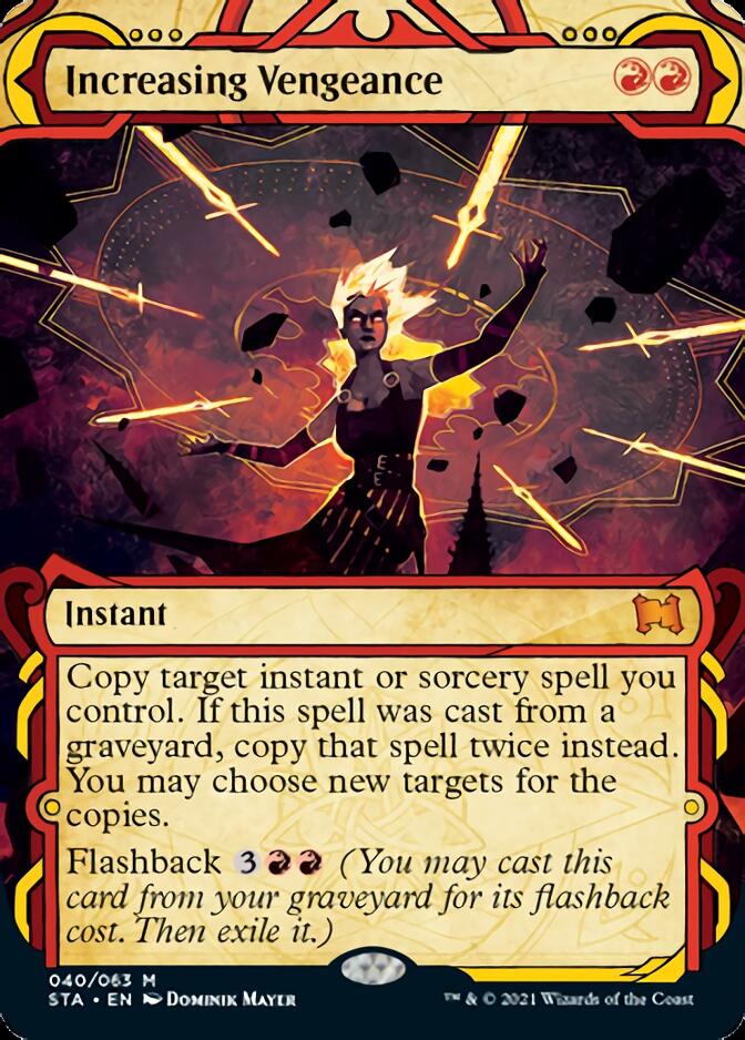 Increasing Vengeance (Foil Etched) [Strixhaven: Mystical Archive] | Shuffle n Cut Hobbies & Games