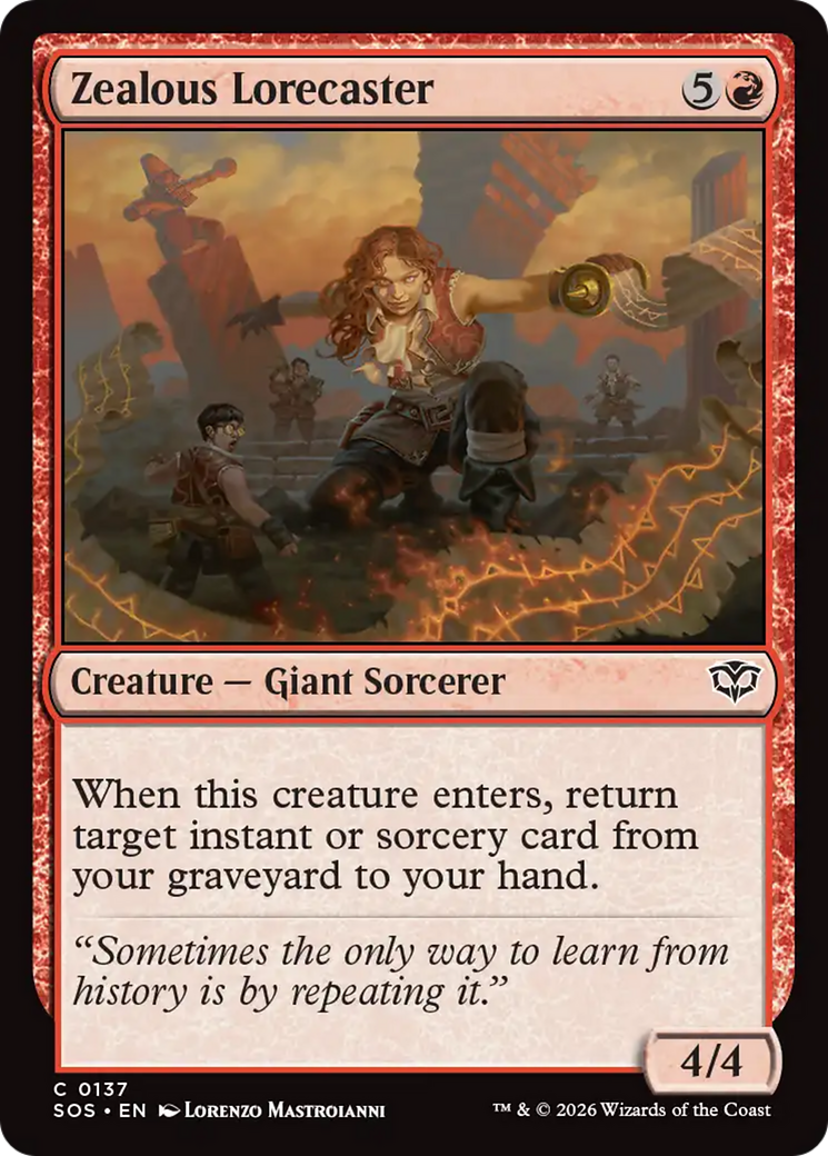 Zealous Lorecaster [Secrets of Strixhaven] | Shuffle n Cut Hobbies & Games