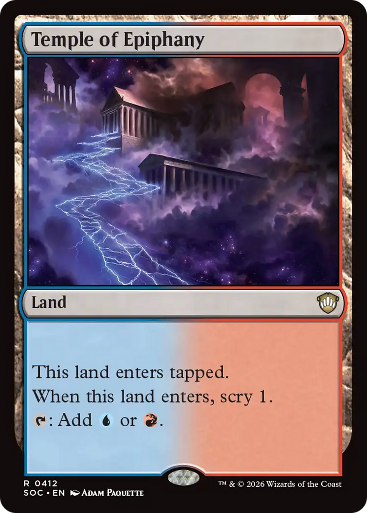 Temple of Epiphany [Secrets of Strixhaven Commander] | Shuffle n Cut Hobbies & Games